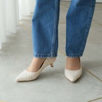 VIVIAN/ヴィヴィアン VIVIAN シンプルプレーンローヒールポインテッドトゥパンプス/502890853
