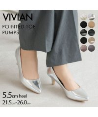 VIVIAN/<ましゅまろクッション>ポインテッドトゥ5.5cmキレイめパンプス/502941129