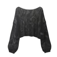 STYLEBLOCK/スタイルブロック STYLEBLOCK E綿タッチメッシュニットショートプルオーバー/506634051