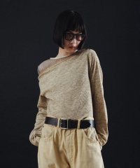 M TO R/EYELET WAFFLE BOATNECK L/S TOPS/506680838