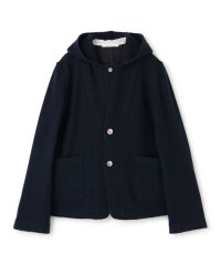 GALERIE VIE/ウールコットンバックパイル フードジャケット/506683537