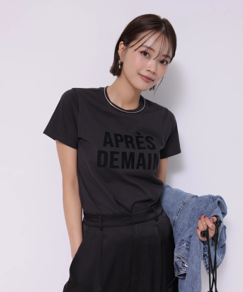 フロッキーロゴTシャツ(506688258) | アプワイザー リッシェ(Apuweiser-riche) - d fashion