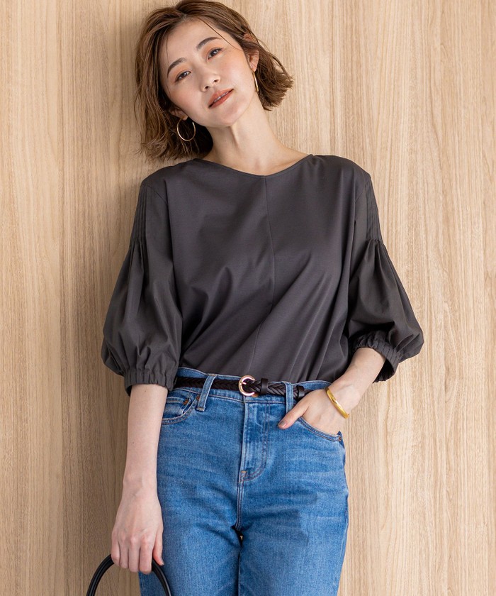 FETICO(フェティコ)のPUFF SLEEVE KNIT TOP(トップス)の通販