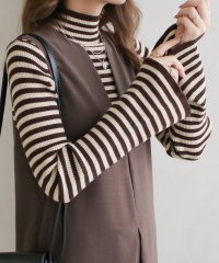 SocialGIRL/ソーシャルガール SocialGIRL ハイネックボーダーニット/506684924