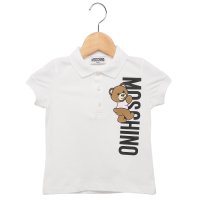 MOSCHINO/モスキーノ MOSCHINO 子供服 Tシャツ カットソー テディベア ポロシャツ ホワイト キッズ MOSCHINO M7M01P LFA01 10101/506692473