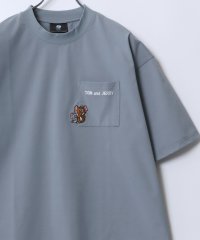 TOM＆JERRY/Tom＆Jerry/トムとジェリー キャラクター 接触冷感 UVカット オーバーサイズ ポケット付半袖Tシャツ/506693659