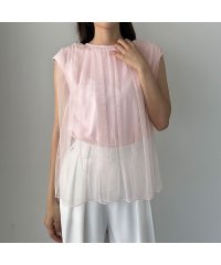 Louere/ルエレ Louere Louere チュールノースリーブトップス/506693750