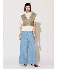 MIDIUMISOLID/MIDIUMISOLID for Ladies ハイウエストワイドデニム/506693769