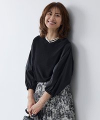 JIYU-KU（SMALL SIZE）/【カタログ掲載・洗える】ハイツイストコットンアセテート異素材コンビ トップス/506693775