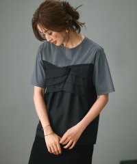 NIJYUSANKU（SMALL SIZE）/【WEB限定カラーあり/洗える】スムースデザイン コンビ カットソー/506093753