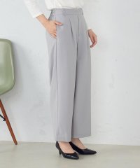 COMME CA MODELS/【美しいベーシックパンツ】ポリエステルレーヨン　ストレッチワイドパンツ/506638985