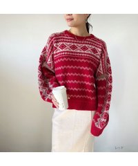 MAC HOUSE/マックハウス Mac－House GOOD CREW グッド クルー レトロ柄ニット EGC220124/506678269