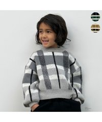 MAC HOUSE(kid's)/マックハウス Mac－House GOOD CREW グッド クルー チェックニット PMHGC221105/506678277