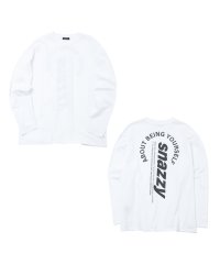 GLAZOS/グラソス GLAZOS 【プチプラ】バック縦ロゴ長袖Tシャツ/506691999
