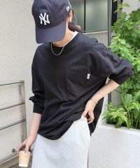 ANME/アンドミー andme エンブロイダリー ポケット付き 長袖 Tシャツ/506698574