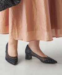 SHIPS WOMEN/little black:ドット チュール パンプス/506698594