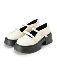 csT&P/シーエス ティーアンドピー csT&P 厚底 リボン付きダブルストラップパンプス/506698714
