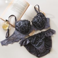 fran de lingerie/フランデランジェリー fran de lingerie マーガレット刺繍のフェミニンランジェリー自分らしいバストに 「ナチュラルデイリーブラ002 ペアブラジャ/506699372