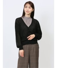 m.f.editorial/エムエフエディトリアル m.f.editorial ラメシアー リブカーディガン レディース ニット セーター トップス カジュアル インナー ビジネス ギフト/506700341