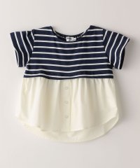 SHIPS Colors  KIDS/SHIPS Colors:レイヤードライク ボーダー 家族リンク TEE(100~140cm)/506700866