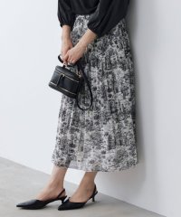 JIYU-KU(LARGE SIZE)/【カタログ掲載・洗える】ランドスケーププリント スカート/506700920