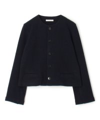 GALERIE VIE/ファインブークレー クルーネックジャケット/506701897