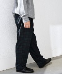 SHIPS any MEN/SHIPS any: 〈洗濯機可能〉チェック & ソリッド 2タック セミワイド イージー パンツ◇/506701909