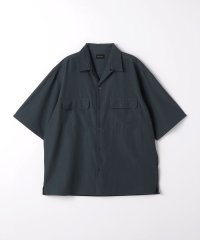 green label relaxing/トリアセコットン Wパッチ オープンカラーシャツ/506639609