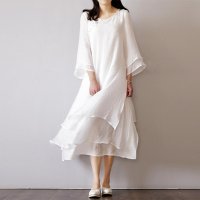 maison de LATIR/メゾンドラティール maison de LATIR レイヤード風シフォンワンピース/506686260