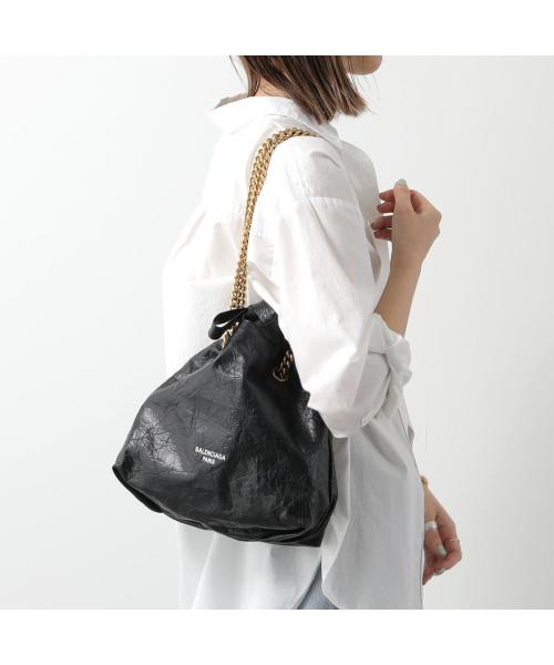 BALENCIAGA クラッシュロゴディテールショルダーバッグ