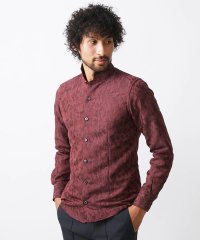 MICHEL KLEIN HOMME/《日本製》総柄ジャガードシャツ/506710218