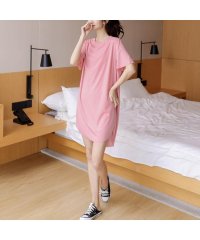 maison de LATIR/メゾンドラティール maison de LATIR Tシャツワンピース ミドル丈 ラウンドネック/506715953