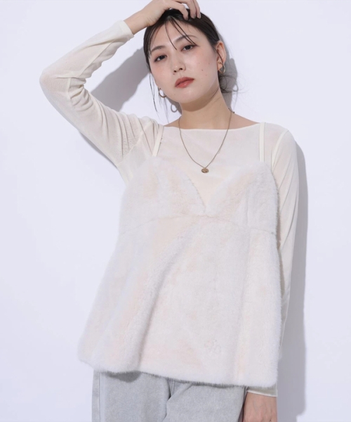 Mystrada ファー キャミ 新品 Mystrada ファー キャミ 新品