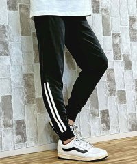TopIsm/トップイズム TopIsm トップイズム TopIsm スウェットパンツ メンズ ジョガーパンツ ジャージ素材 無地 ライン入り ワンマイルウェアー ルームウェ/504406674