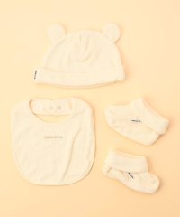 COMME CA ISM KIDS/耳付きニットキャップ・スタイ・ブーティーの入ったギフトセット/506677699