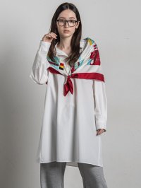MAYSON GREY/メイソングレイ MAYSON GREY スキッパーチュニックシャツ≪手洗い可能≫/506697445