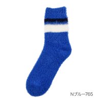 fukuske FUN/フクスケ ファン fukuske FUN 福助 【fukuske FUN ： WARM HOME】 靴下 ライン クルー丈 モヘヤ風(3FR06W) 紳士 男性/506699798