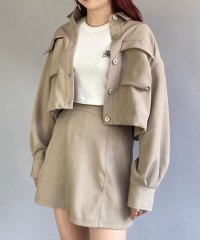 NICOLE CLUB/カーゴポケットショートシャツ/506723268