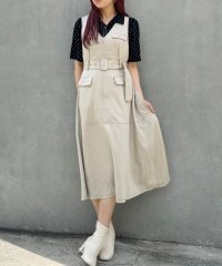 NICOLE CLUB/フラップデザイン ジャンパースカート/506723385