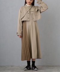 NICOLE CLUB/アシメトレンチ風ＳＥＴワンピース/506723424