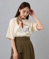 NICOLE CLUB/ホースプリント＋刺繍TEE/506723437