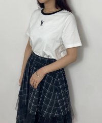 NICOLE CLUB/ネコ刺繍Tシャツ/506723454