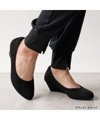 ALETTA/アレッタ ALETTA 2024秋冬新色 究極のプレーンパンプス アーモンドトゥ 4.5cmウェッジソール レディース ローヒール 甲高 幅広 痛くない アレッ/506724099