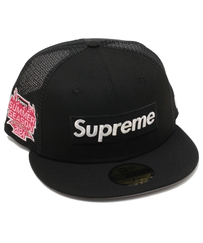 シュプリーム 帽子 ボックスロゴ メッシュ ニューエラ キャップ ブラック メンズ レディース ユニセックス SUPREME DROP8 034  BLACK(506724153) | シュプリーム(Supreme) - d fashion