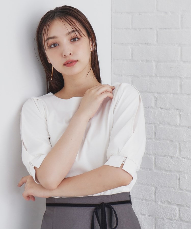 セール 30%OFF】クールタッチラップスリーブトップス【洗濯機