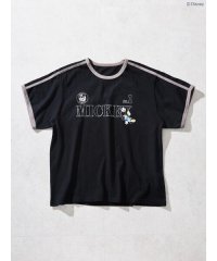 AMERICAN HOLIC/アメリカンホリック AMERICAN HOLIC ラインTシャツ Black/Disney/506726133