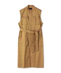 CABaN /CABaN コットンシルクストレッチ ロングジレ/506727920