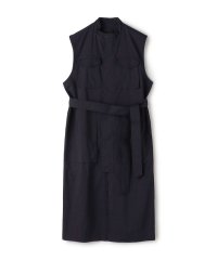 CABaN /コットンシルクストレッチ ロングジレ/506727920