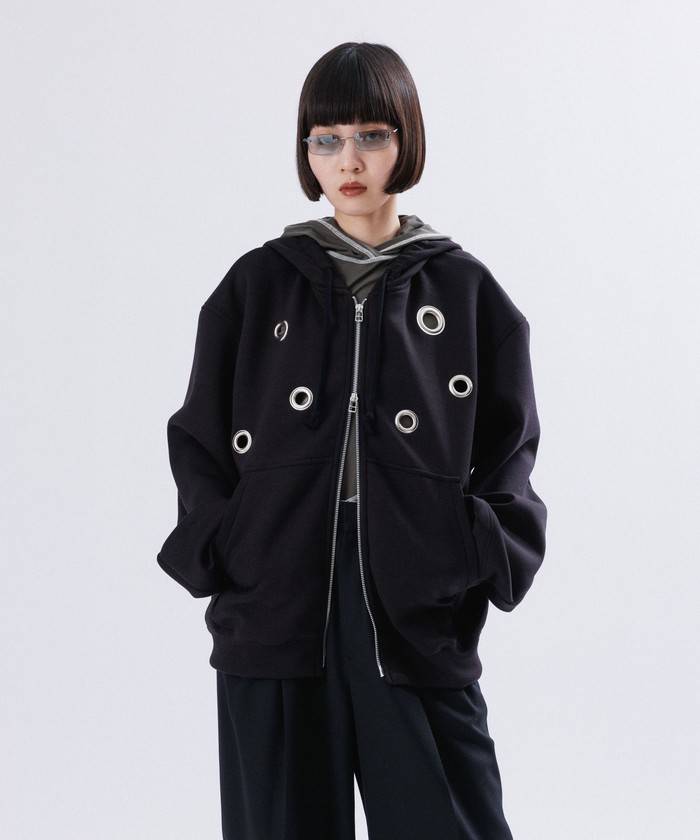 BIG EYELET STUCK HOODIE 【M TO R】 BIG EYELET STUCK HOODIE 【M TO R】 BIG EYELET STUCK HOODIE