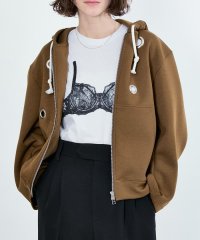 M TO R/BIG EYELET STUCK HOODIE/506728044